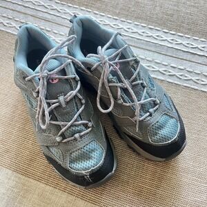 Merrell Kids Waterproof Moab 3 Hiking Shoes‎ Sneakers Blue Gray Size 4